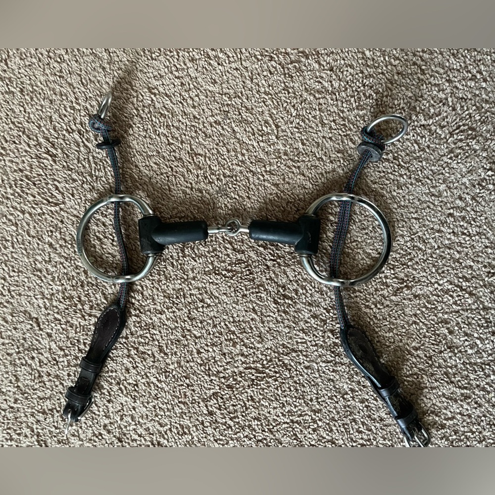 rubber gag bit for horse size 5.5”, nunn finer gag pieces included